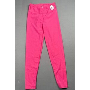 Electric Yoga Ribbed High Waist Leggings Workout Athletic Fitness Pink M‎
